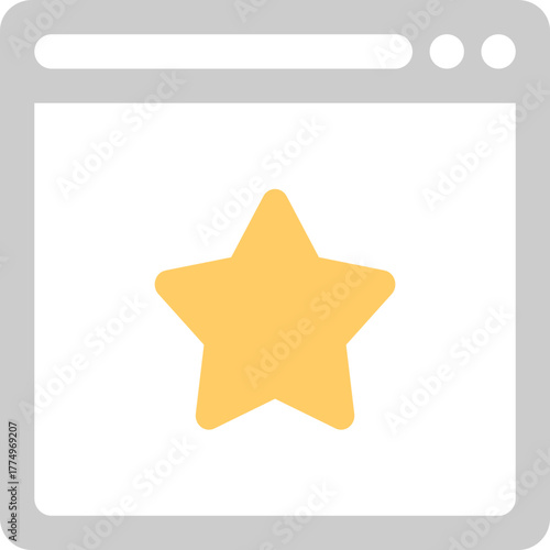 Starred Browser Tab Icon