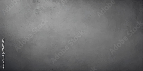 Old, dark, and dirty grunge metal plate texture creates a rough and black background pattern for a vintage design