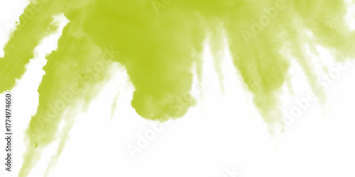 Multicolored powder explosion green smog dust explosion rising. Design elements for Compositing, covering, overlay, Transparent. orange powder splash explosion Pulver, isolated on white. 