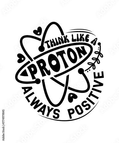 think like a proton always positive svg