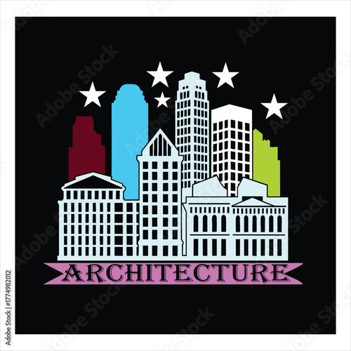 Great architecture vector , it is a palace and heist building.