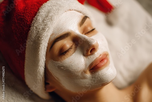 Enjoying a festive pampering session for New Year
