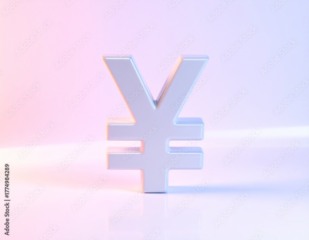 Obraz premium ミニマルで未来的な3Dオブジェクト記号