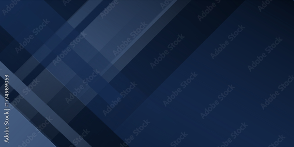 Fototapeta premium Abstract background dark blue with modern corporate concept