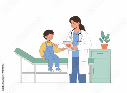doctor talking to patient