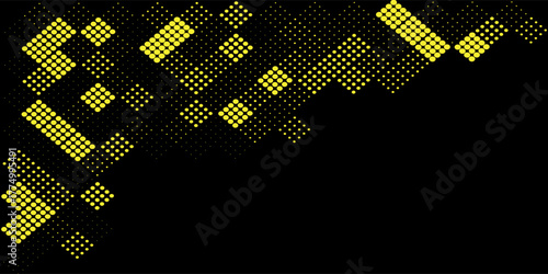 black yellow brush wrap car sticker pattern abstract banner sporty lines yellow black color combination grunge brush pattern motorsport racing design, Vector Illustration.