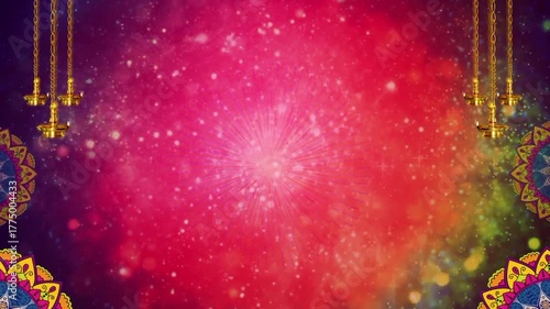 Diwali Colors Background Video 