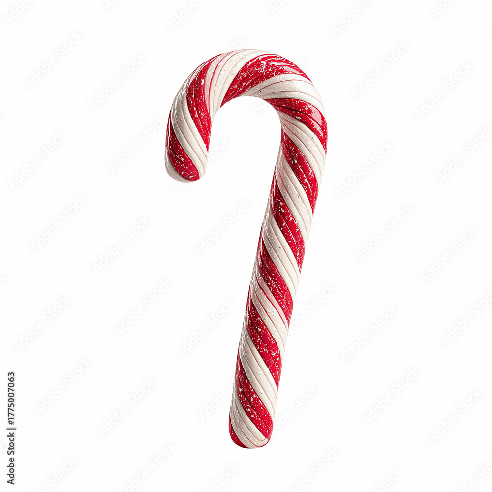 Obraz premium Classic Red and White Candy Cane