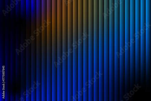 Blue Orange Teal Gradient Vertical Stripes Background