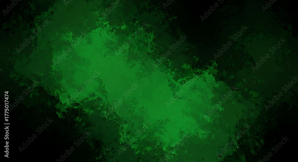 Fototapeta premium An abstract background featuring a blend of dark and vibrant green hues, creating a textured, organic feel, perfect for adding depth and visual interest to any design