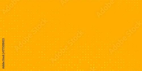 yellow halftone pattern. retro comic gradient background. bright orange pixelated dotted texture overlay. cartoon pop art faded gradient pattern.