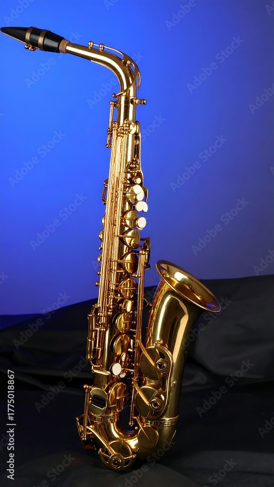 Obraz premium Golden Saxophone