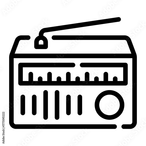radio line icon