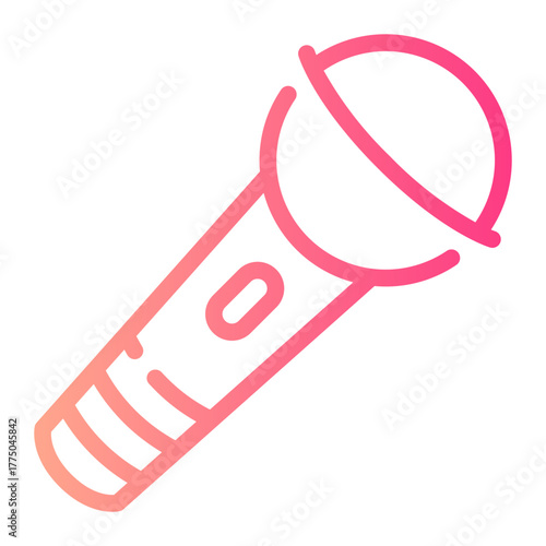 mic gradient icon