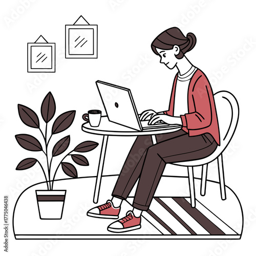 business man working on laptop