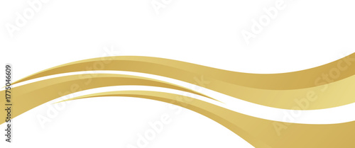 golden wave curve, golden wave angle shape for elements, golden graphic line ribbon, golden line. vector eps10.