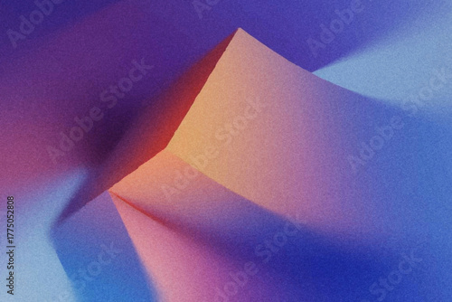 Abstract color background. Gradient blend. Bright colored glow. Diffuse glare. Blurry highlights. Modern design template for web cover. Bitmap. Raster image.