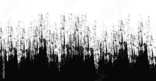 Abstract Black and White Grunge Drip Effect Background Texture