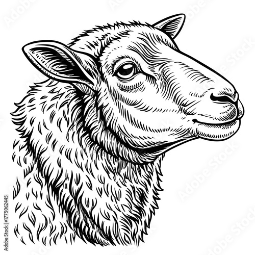 portrait of a goat
