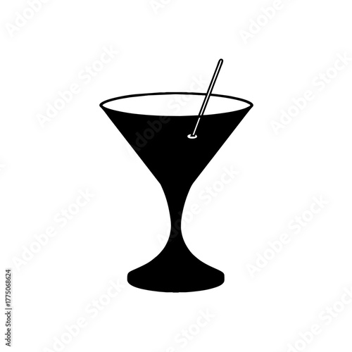 A cold alcoholic beverage cocktail with a lime in a glass isolated on white