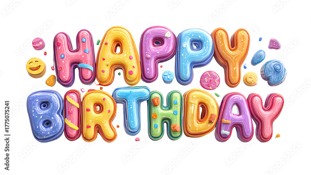Fototapeta premium happy birthday candles