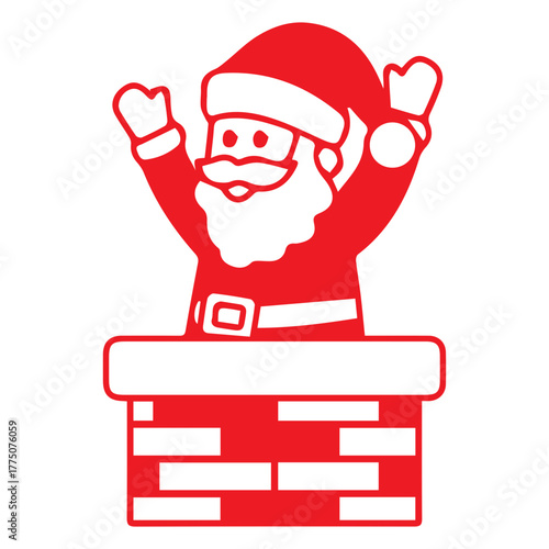 Festive Santa Arrival