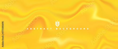 Abstract liquid honey texture, yellow, gold holographic liquid oil textured background with copy space. abstract liquid background.