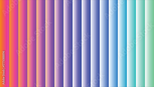 Vibrant gradient stripes with smooth color transitions and modern design