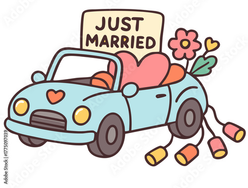 웨딩카,막결혼했어요