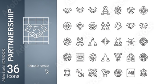Clean Vector Icons Depicting Donation and Volunteer Acts