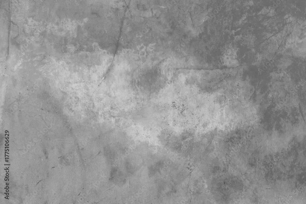 Fototapeta premium old grey cement rupture wall or top view table black loft to cracked concrete and peeling surface for texture rough floor background or gray retro backdrop construction to stretch marks wallpaper