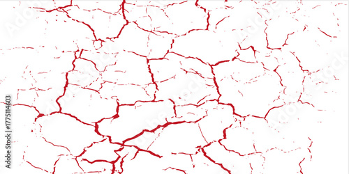 Intricate abstract crack line textures mimicking broken ground, lightning scars, or spidering veins in red versions—perfect for backgrounds or grunge-style projects.