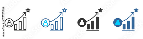 Potensial icon set multiple style collection