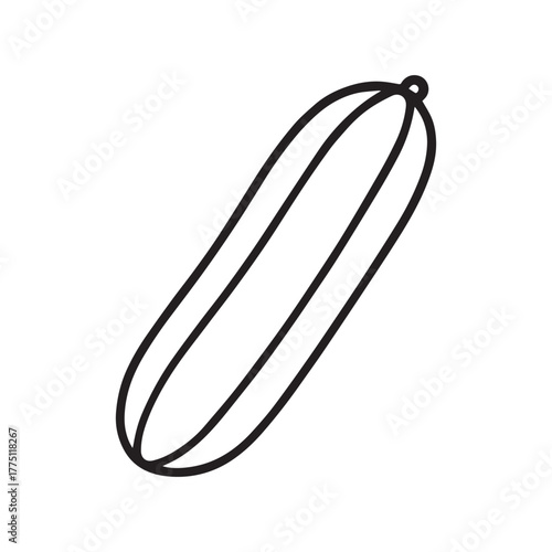 Corn Outline Vector Icon