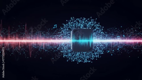 Digital wave processing through a networked chip
