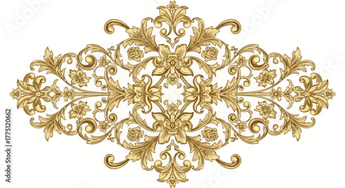 Elegant Gold Flourish Dividers & Ornamental Border Designs | Vintage Decorative Scroll Frames, Classic Victorian Luxury Line Art Elements