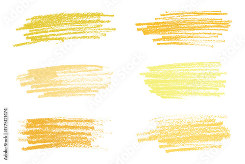 Set of brush paint stroke texture swatch Hand painted background Ink scribble dab clipart Paint smudge for tags and stamps design