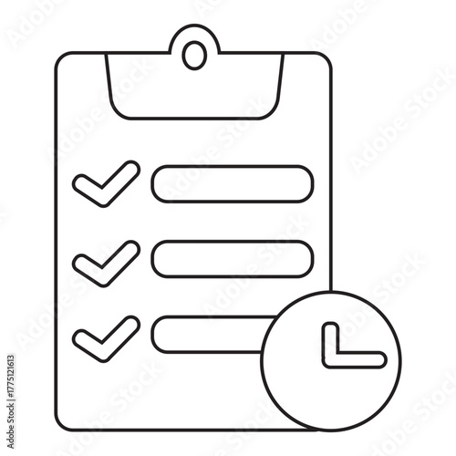 Modern Business Planning line icon