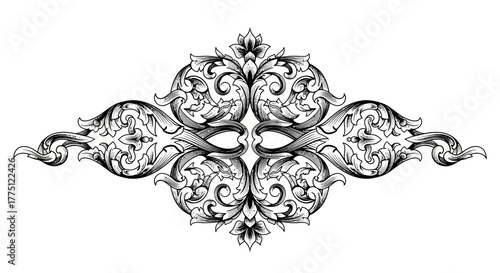 Elegant Gold Flourish Dividers & Ornamental Border Designs | Vintage Decorative Scroll Frames, Classic Victorian Luxury Line Art Elements