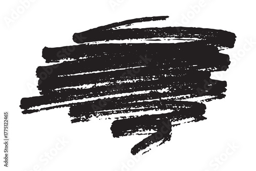 Brush paint stroke texture swatch Hand painted background Ink scribble dab clipart Paint smudge for tags and stamps design