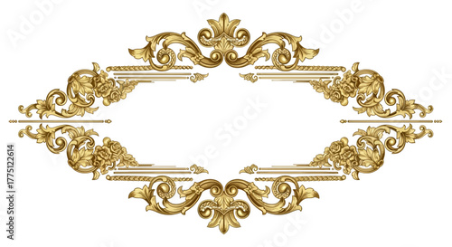Elegant Gold Flourish Dividers & Ornamental Border Designs | Vintage Decorative Scroll Frames, Classic Victorian Luxury Line Art Elements