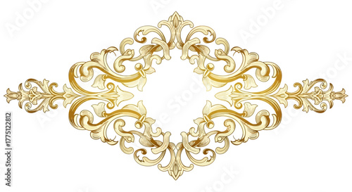 Elegant Gold Flourish Dividers & Ornamental Border Designs | Vintage Decorative Scroll Frames, Classic Victorian Luxury Line Art Elements