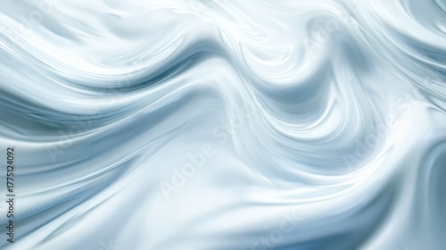 Wallpaper Mural Smooth Elegant Waves of Blue Silk Fabric with Soft Lighting Texture Torontodigital.ca