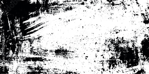 Retro black and white grunge design texture background scratched surface effect faded urban wall noise and artistic rough details.