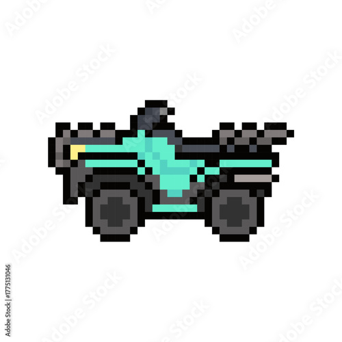 ATV OFF ROAD BIKE  PIXEL ART
