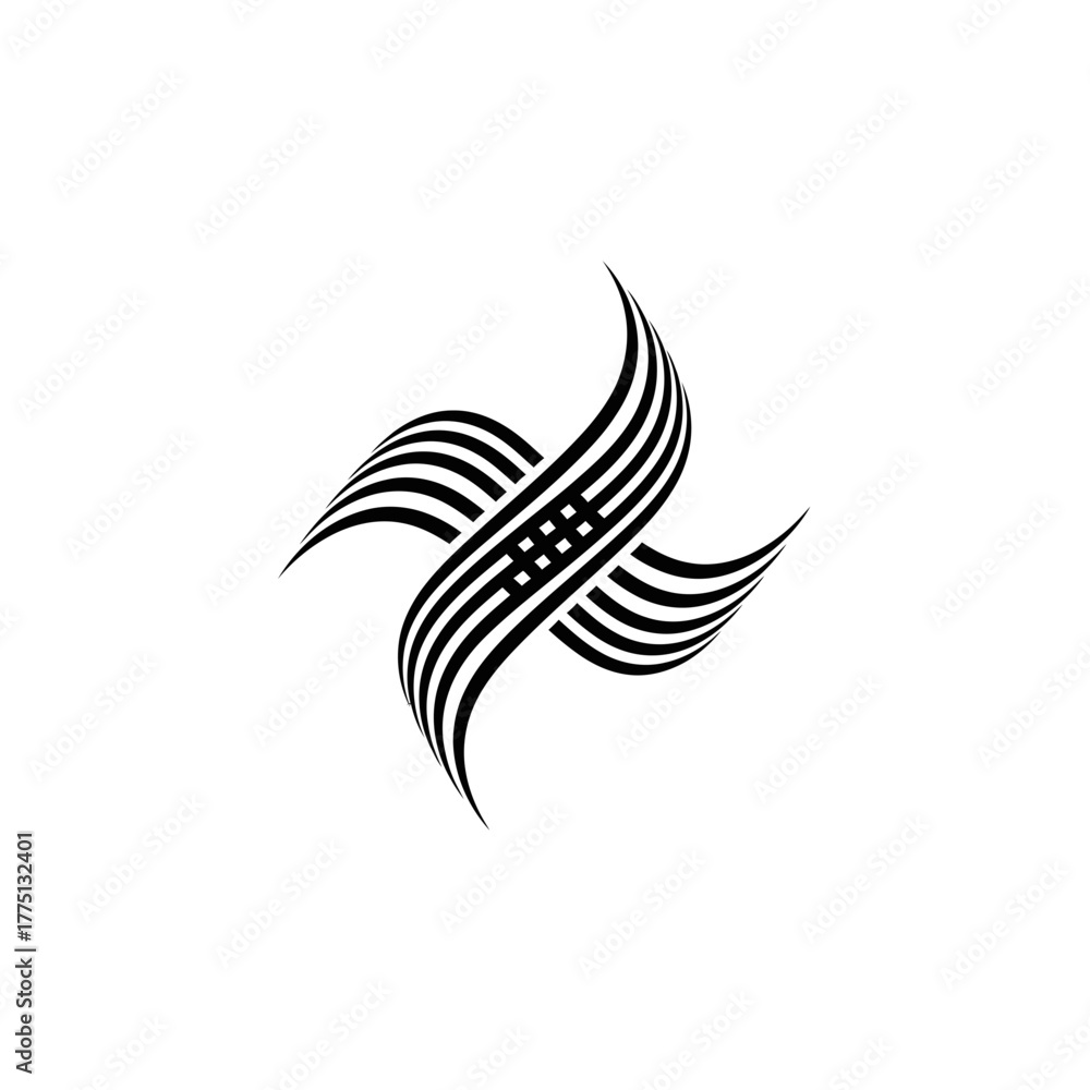 Fototapeta premium Energetic Abstract Flowing Lines for Connectivity Networks and Technology