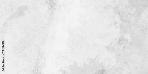 Abstract background and texture of white concrete wall, White watercolor background. Paint leaks and Ombre effects. Black, Sky with white marble texture background old grunge textures design	