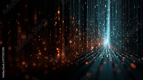 Wallpaper Mural Wide big data background with copy space  Torontodigital.ca