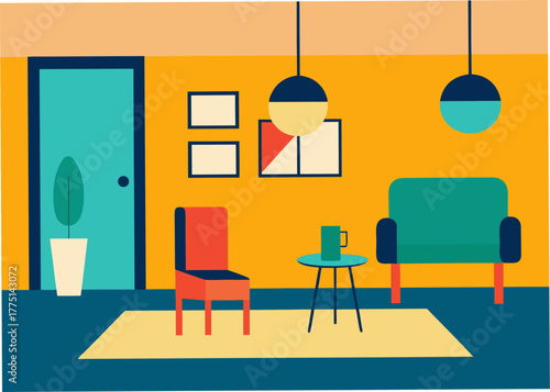 interior design of living room