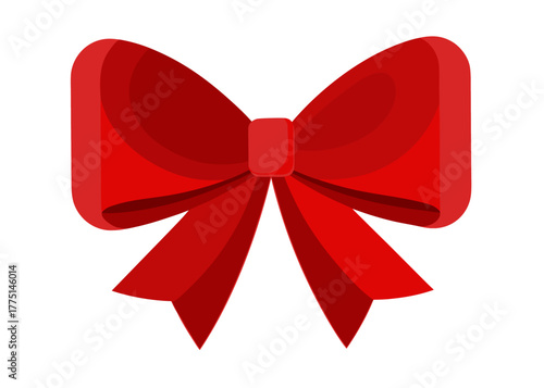 red ribbon bow